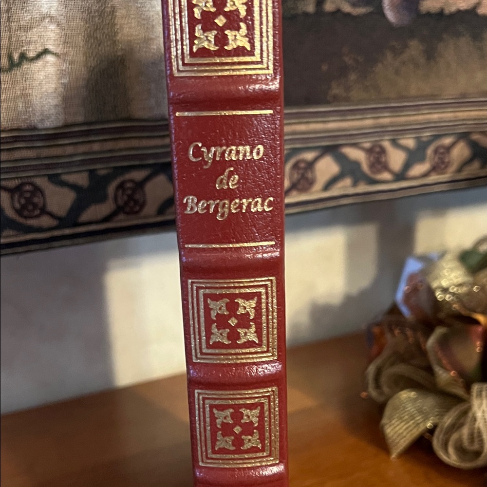 Leather-Bound Red Book by Edmond Rostand